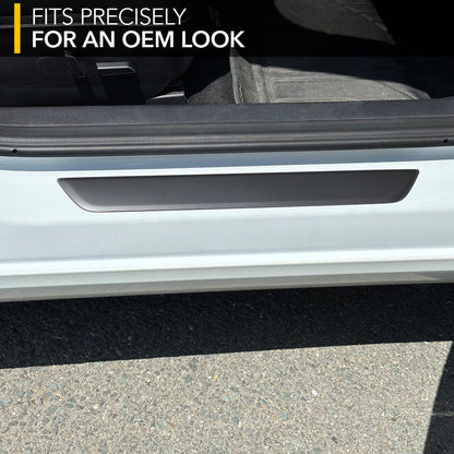 tesla model door sills paint protection film