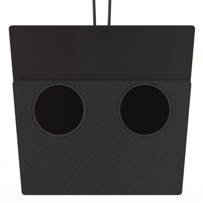 black organizer two circular openings tesla model magsafe compatible wireless charger dual