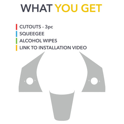 steering wheel control tesla model carbon fiber pattern vinyl cover