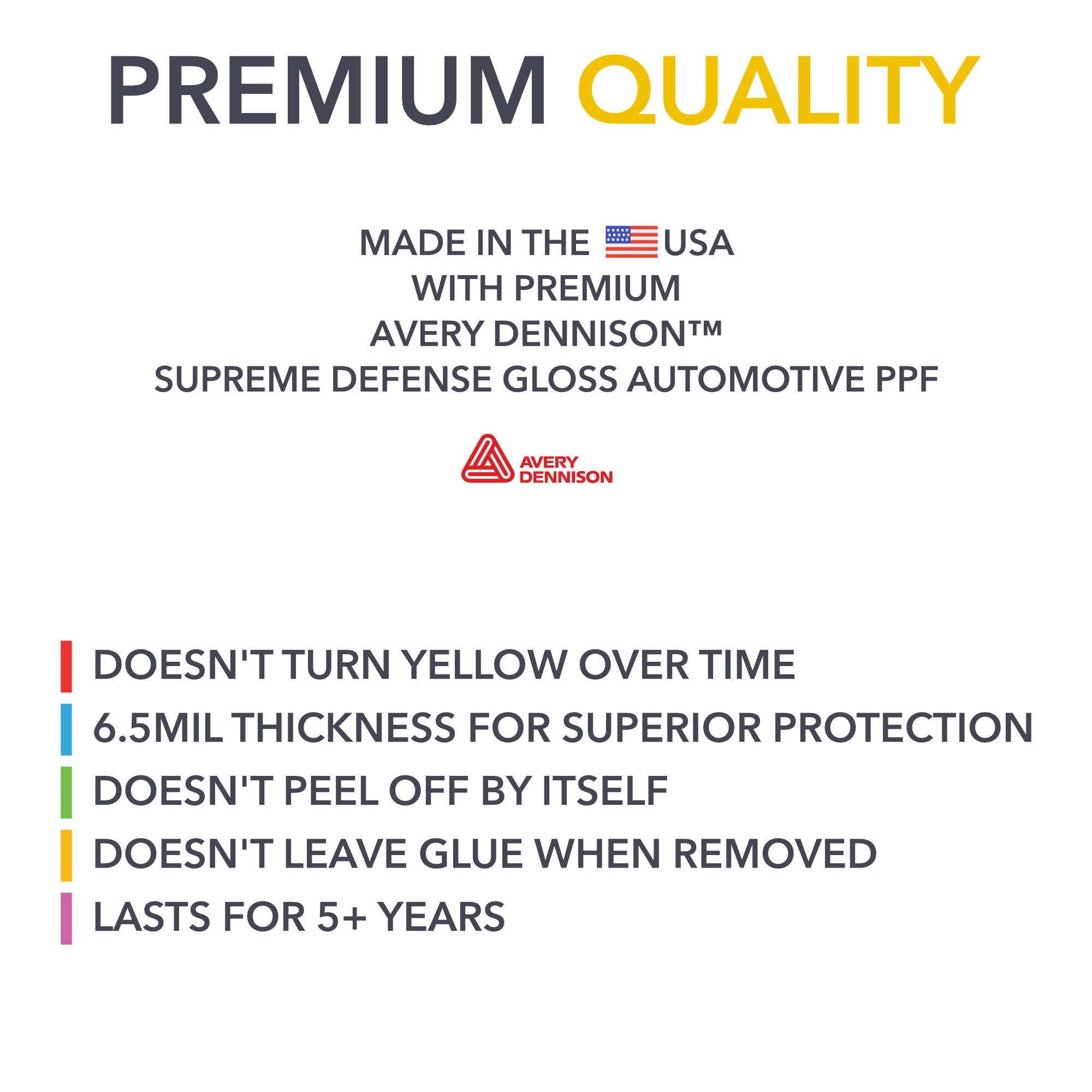 automotive, paint, protection, film, features paint protection film 8mil glue residue