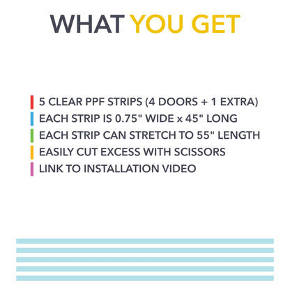 paint protection film 8mil glue residue