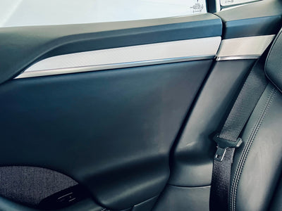 car interior black leather silver tesla model carbon fiber vinyl wrap kit