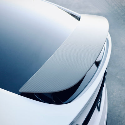 spoiler wrap tesla model carbon fiber