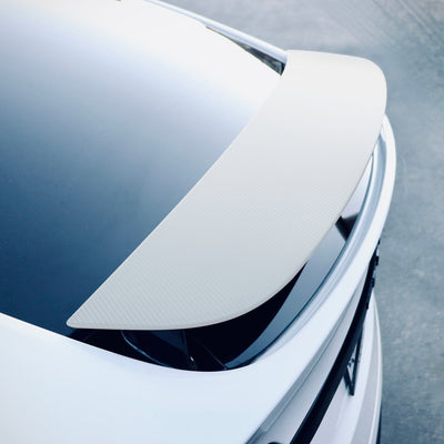 spoiler wrap tesla model carbon fiber
