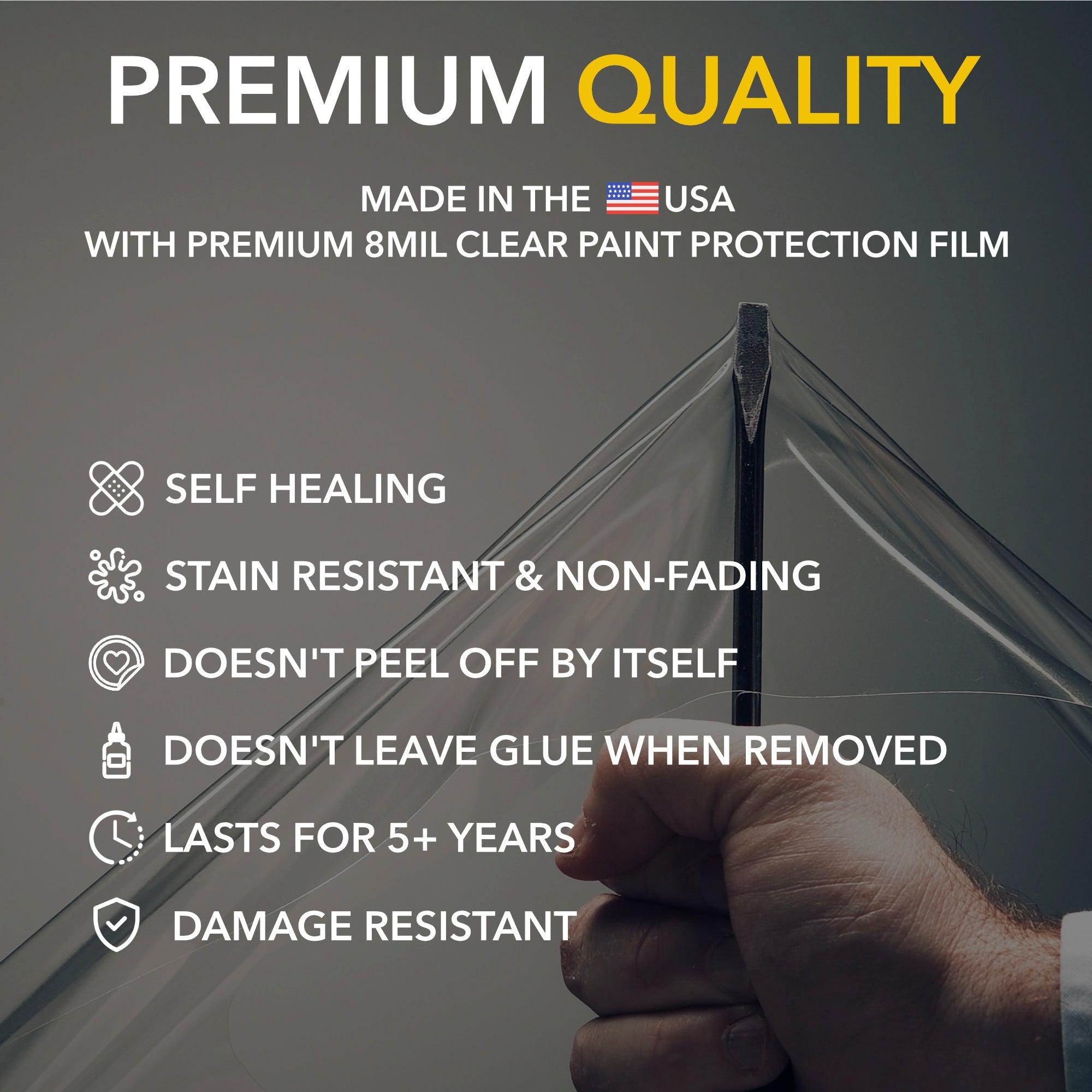 clear, paint, protection, film, damage-resistant door handles tesla model paint protection film area