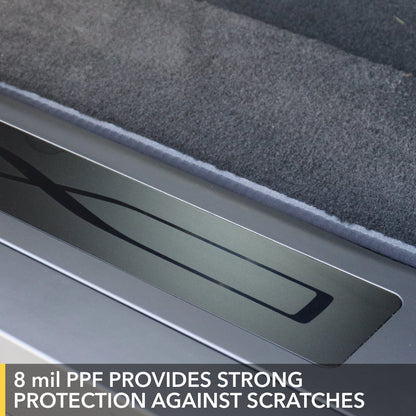 tesla model door sills paint protection film