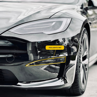 fog lights tesla model light transmission smoke tint