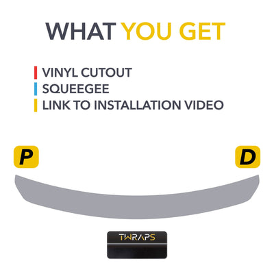 vinyl cutout installation kit wrap tesla model minor scratches carbon fiber premium