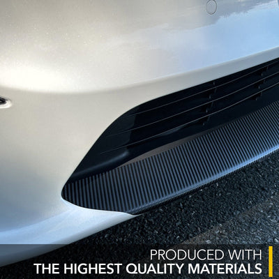 car’s carbon fiber splitter vinyl wrap tesla model minor scratches premium