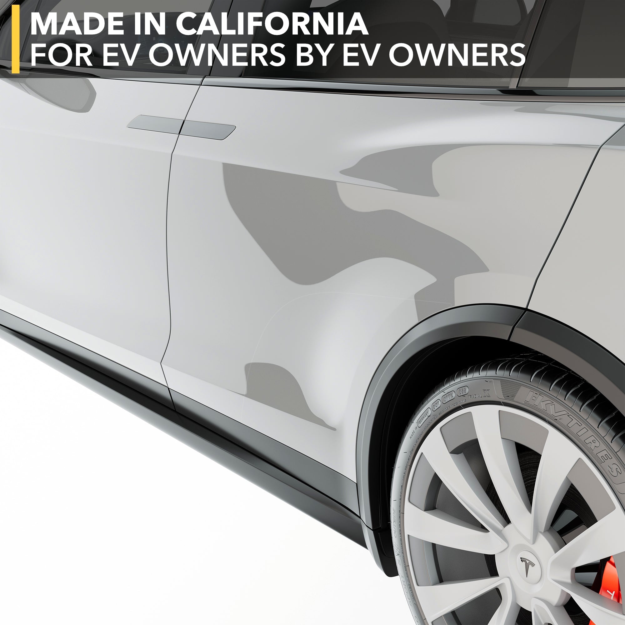 paint protection film tesla model rear fenders