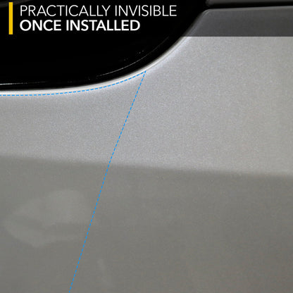 paint protection film tesla model rear bumper