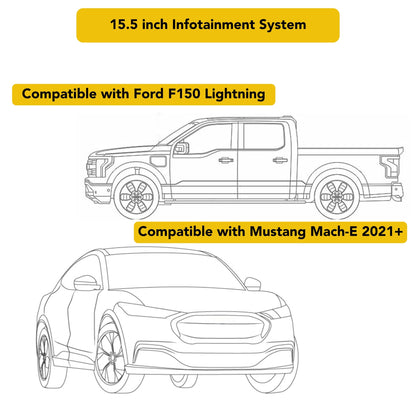 infotainment compatibility chart mustang mach-e screen protector ford hardness pet film
