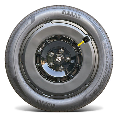 pirelli scorpion ms spare tire r1s chrome delete rivian r1t vinyl wrap