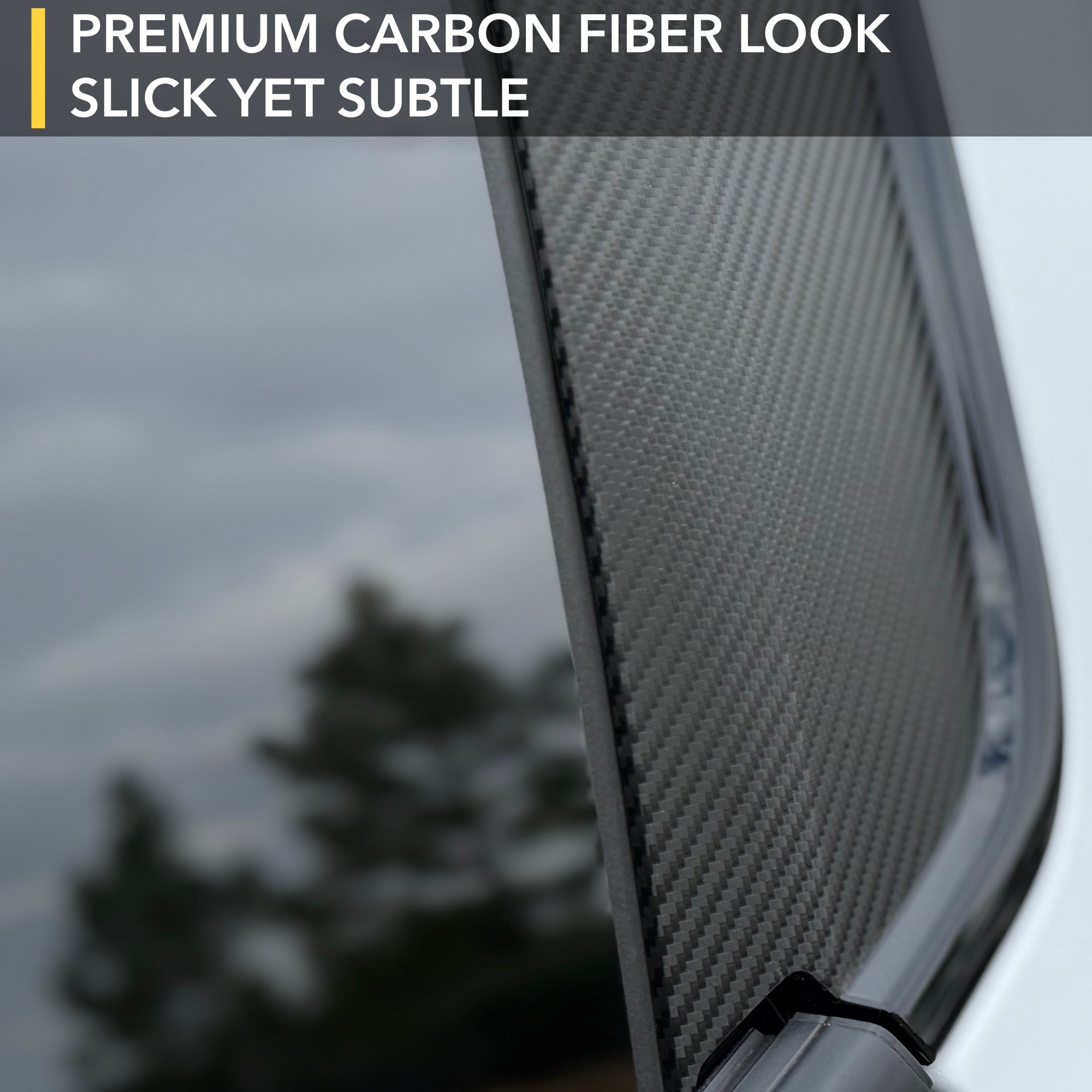 gmc hummer ev suv carbon fiber pattern abc pillars vinyl