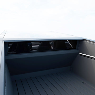 truck bed interior view windows tint tesla cybertruck nano ceramic ev accessories