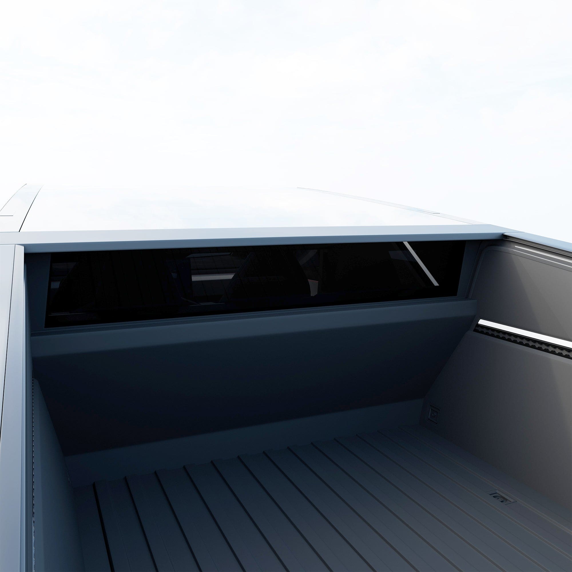 truck bed storage compartment windows tint tesla cybertruck nano ceramic ev accessories