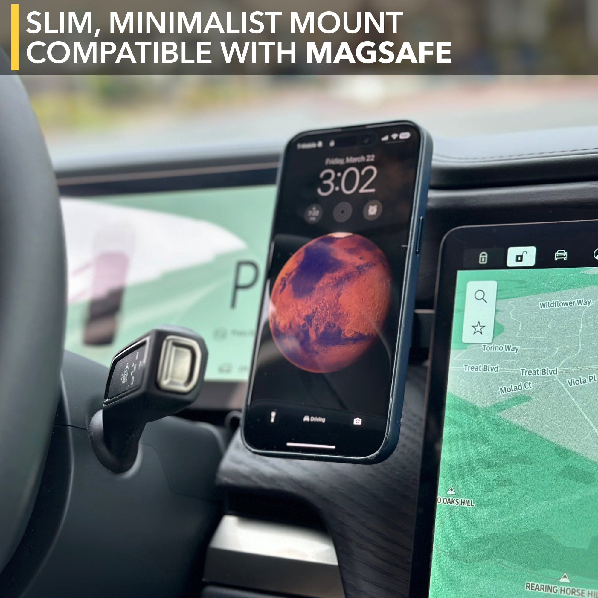 smartphone mounted car rivian r1t r1s phone mount vehicles offers