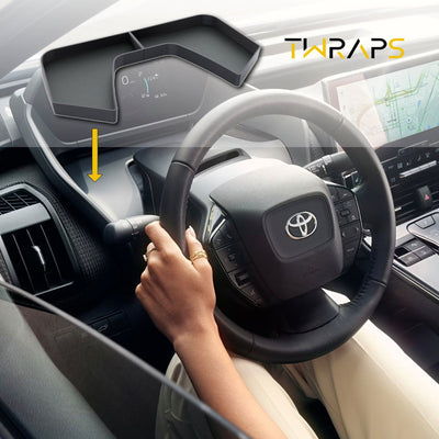 bz4x toyota dashboard tray organizer carbon fiber infused