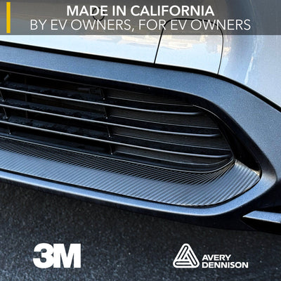 bz4x vinyl wrap toyota carbon fiber chin spoiler