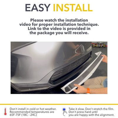 bz4x vinyl wrap toyota carbon fiber chin spoiler