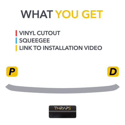 bz4x vinyl wrap toyota carbon fiber chin spoiler