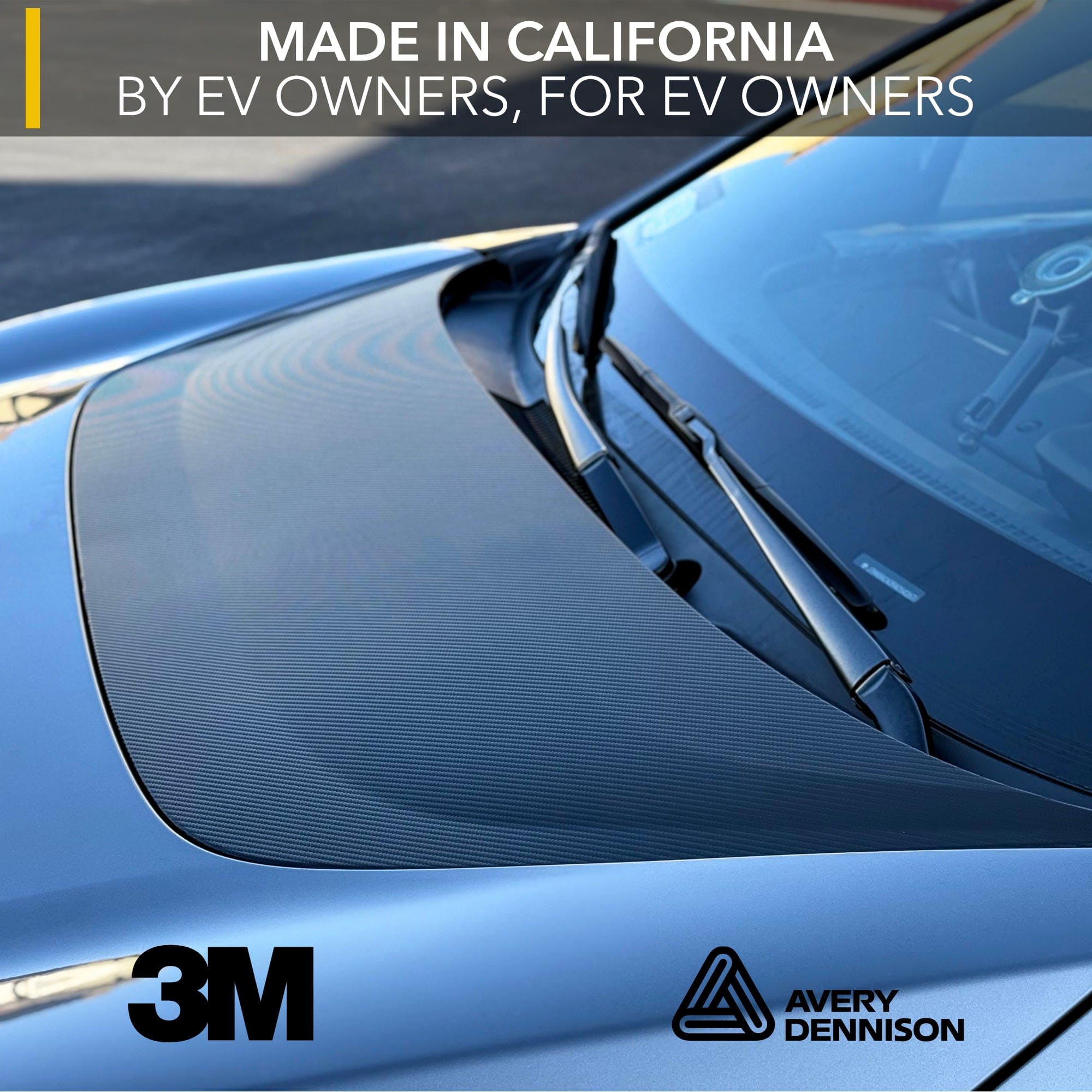 hood scoop carbon fiber toyota bz4x vinyl wrap