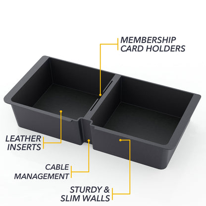 half tray armrest organizer gmc hummer
