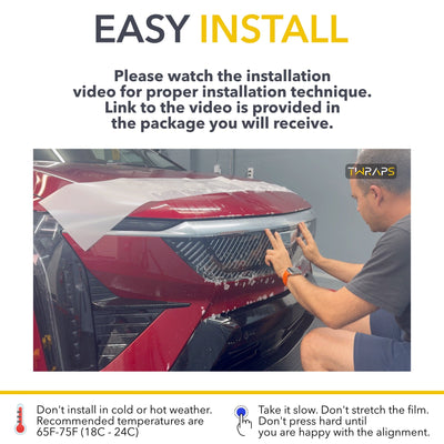 paint protection film cadillac optiq rock guard