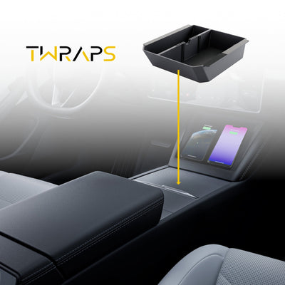 Center Console Organizer | Tesla Model 3 Highland & Tesla Model Y Juniper - Storage Tray Insert