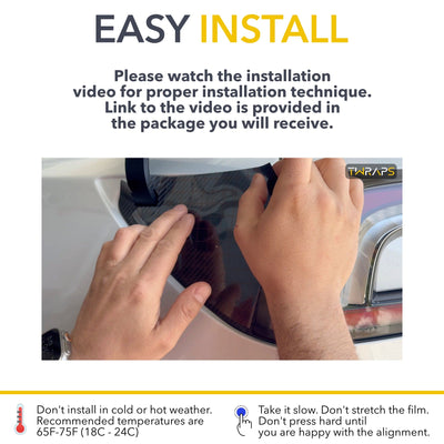 vinyl wrap carbon fiber charge port tesla model y juniper