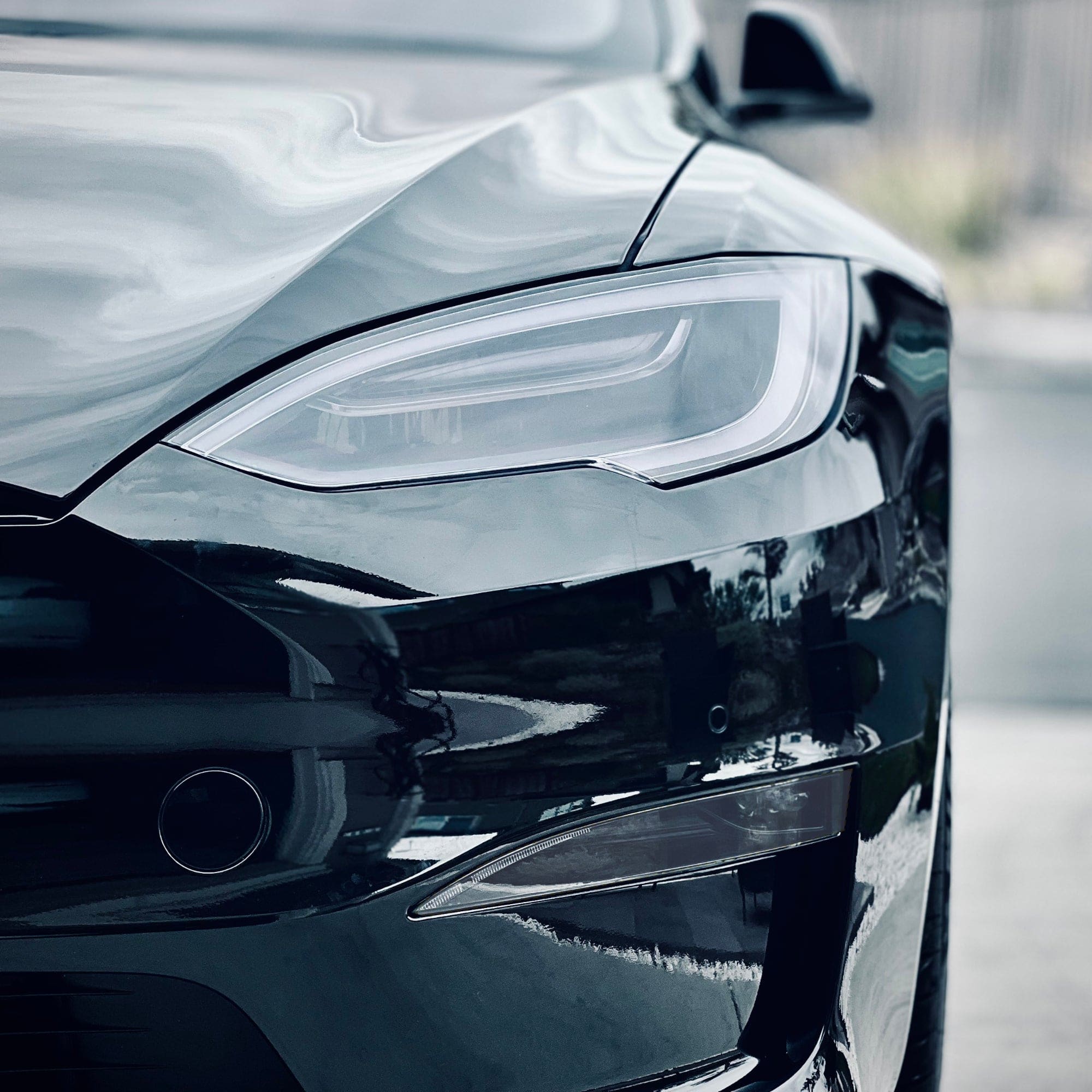 Fog Lights Smoke Tint Tesla Model S Model X Clear 8mil self-healing PPF T-WRAPS