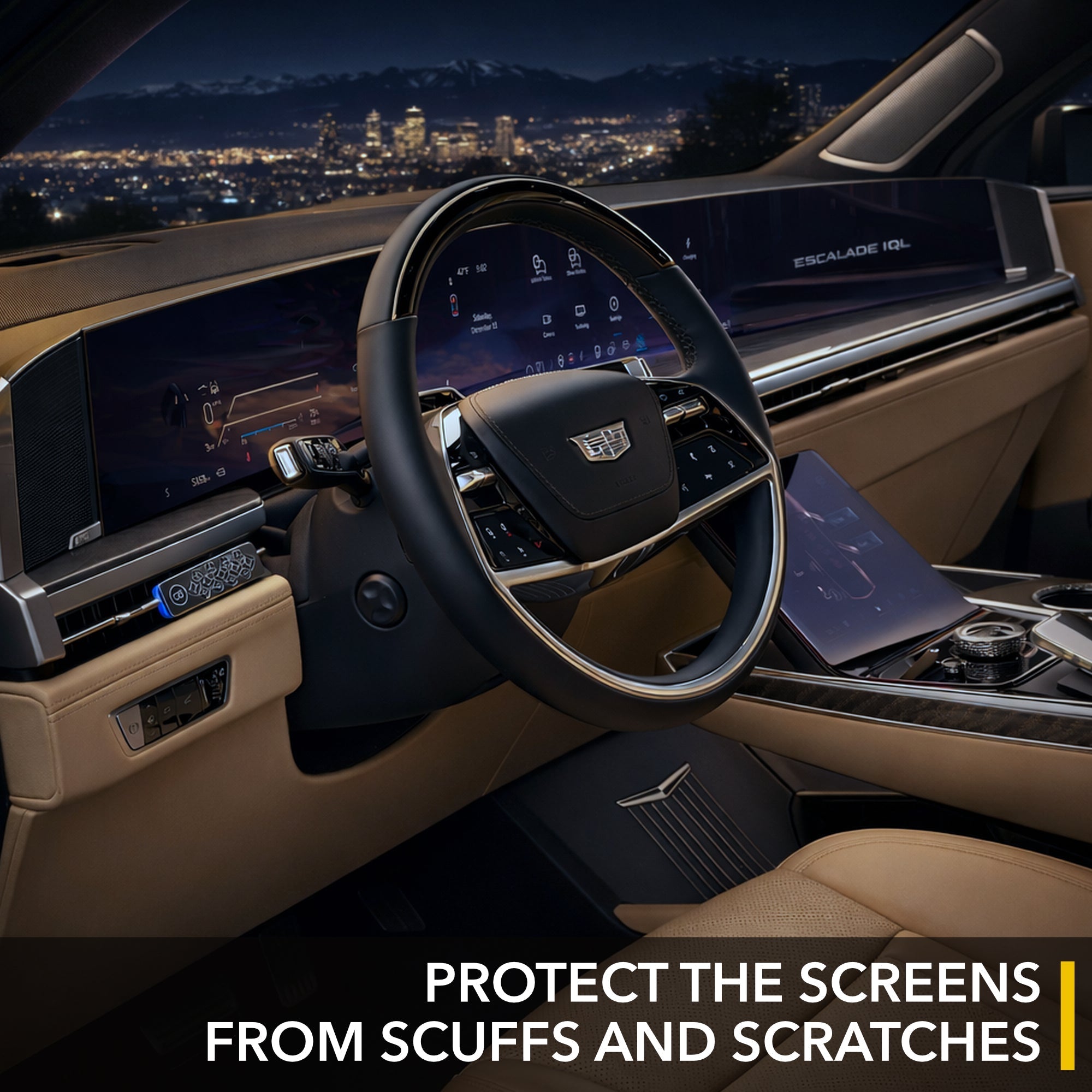 screen protector, protectors, cadillac escalade, hardness pet film, escalade iq iql