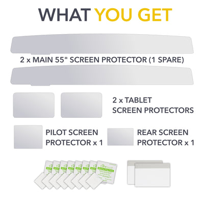 screen protector, protectors, cadillac escalade, hardness pet film, escalade iq iql