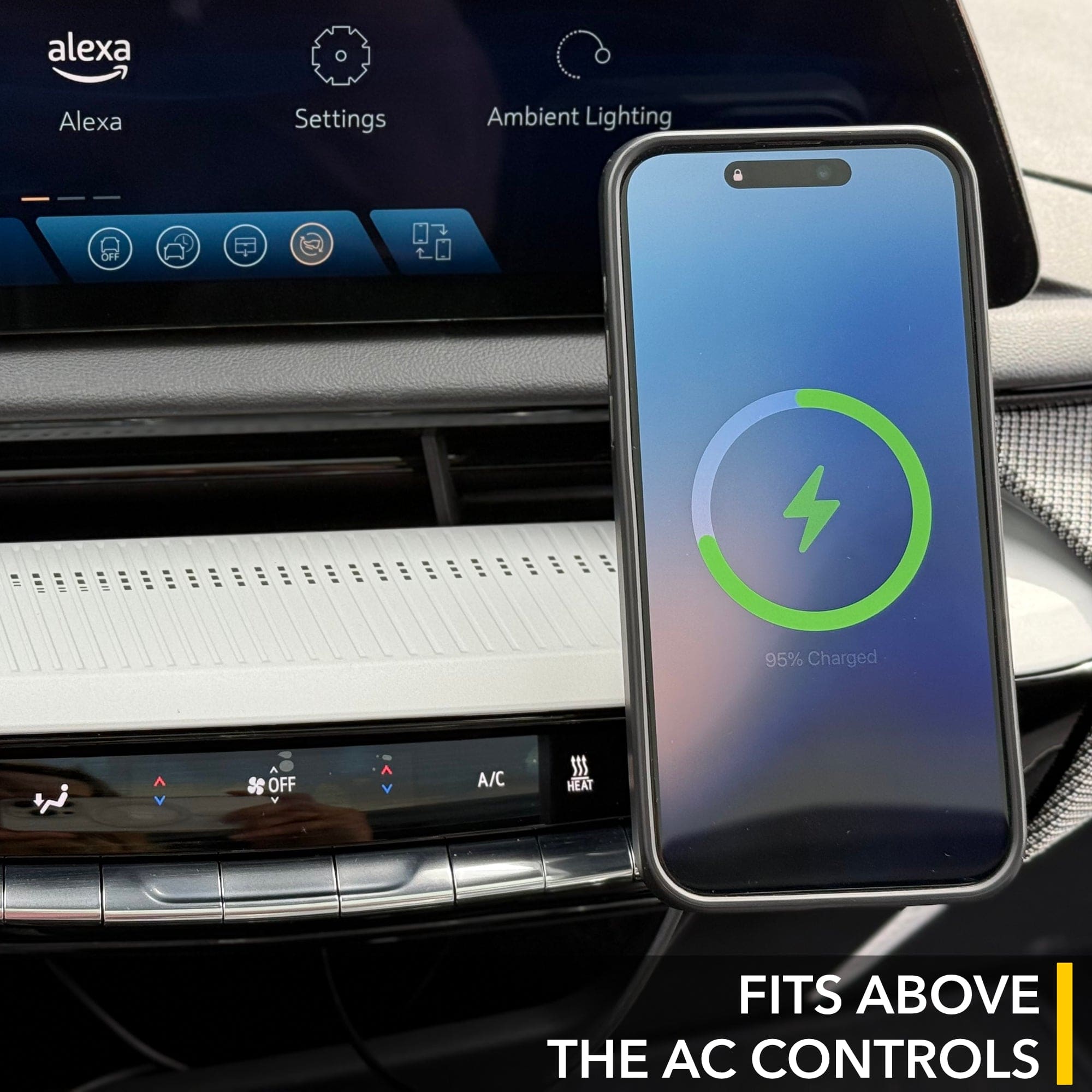 cadillac optiq phone mount magnetic twraps dashboard