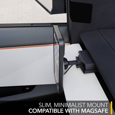magsafe compatible phone mount tesla cybertruck magnetic patent pending
