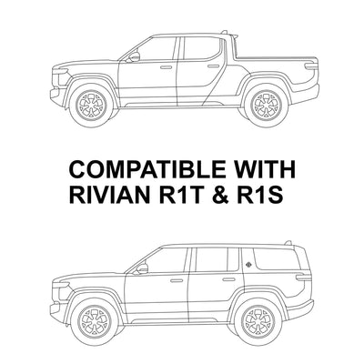 rivian r1t r1s line drawings vinyl wrap door handles
