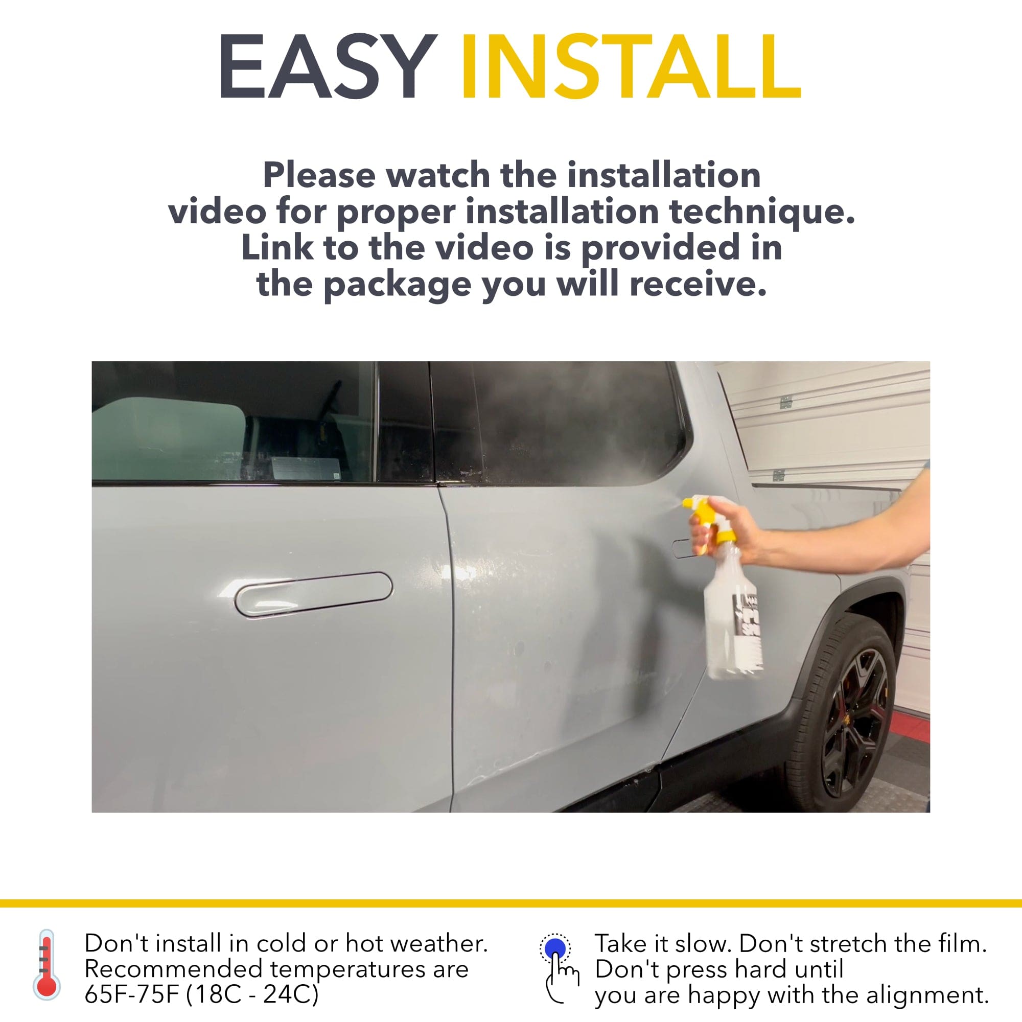 rivian r1t paint protection film