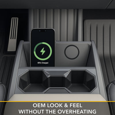 wireless charger, dual tesla cybertruck, magsafe compatible,