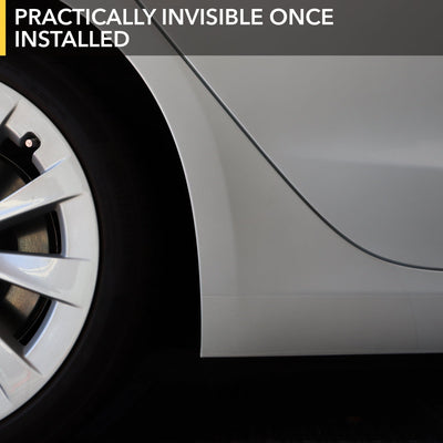 tesla model paint protection film resists fading