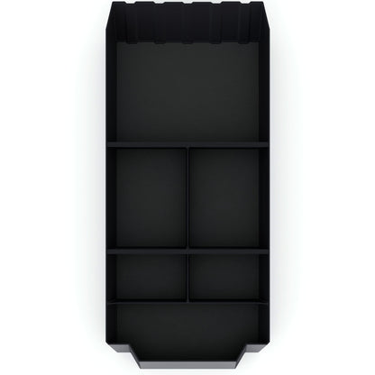 black plastic storage organizer tesla cybertruck leather liners proudly made patent pending design rugged floor console