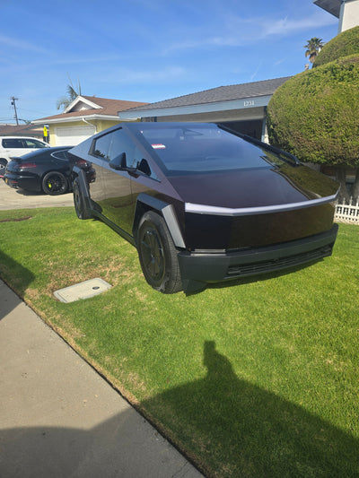 flowing black charming red color ppf