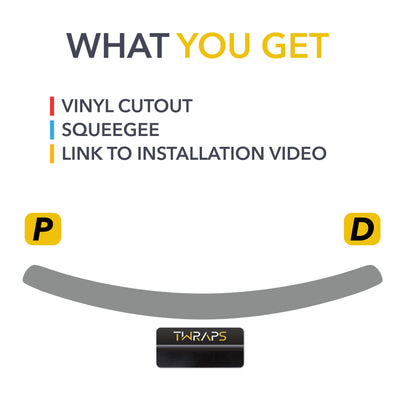 vinyl wrap tesla model carbon fiber lip