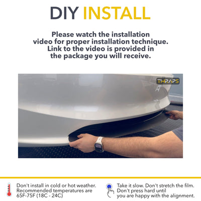 vinyl wrap tesla model carbon fiber lip