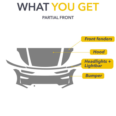 Full/Partial Front Paint Protection Film | for Tesla Model Y Juniper 2026+