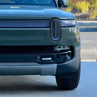 green electric truck r1s r1t rivian 8mil ppf