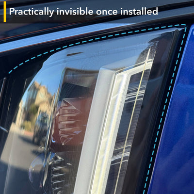 car headlight protective film cadillac lyriq paint protection tint ppf easy diy