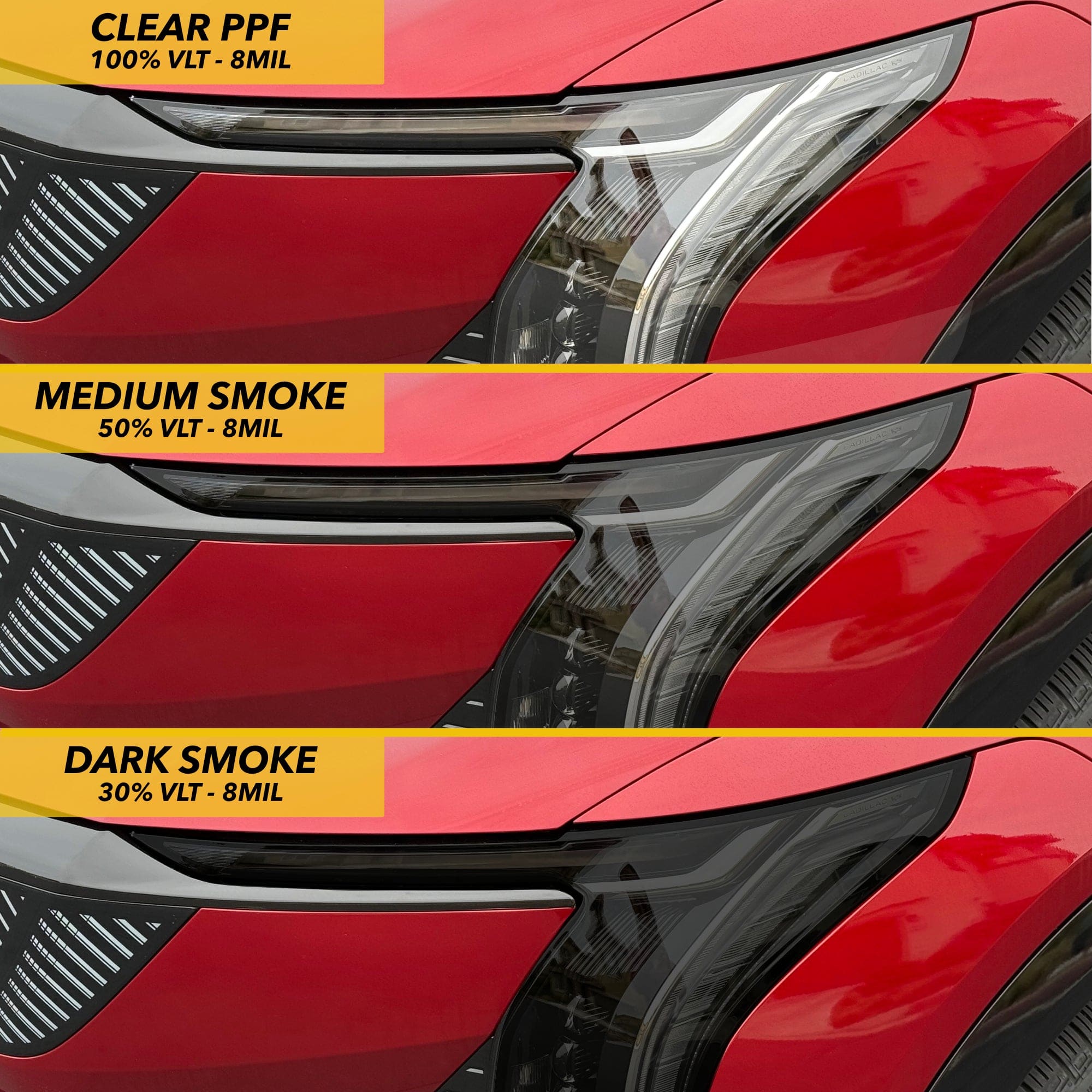 cadillac optiq paint protection film tint ppf easy diy