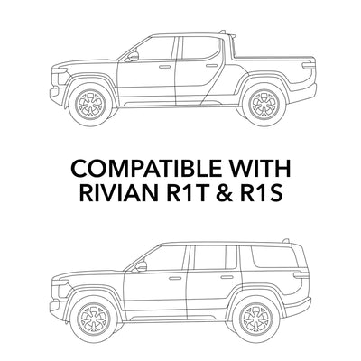 rivian r1t r1s line drawings paint protection film