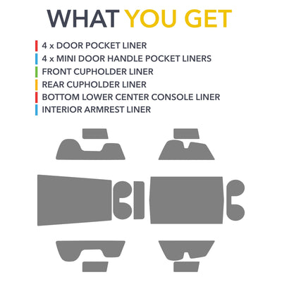 bz4x faux leather liners kit interior
