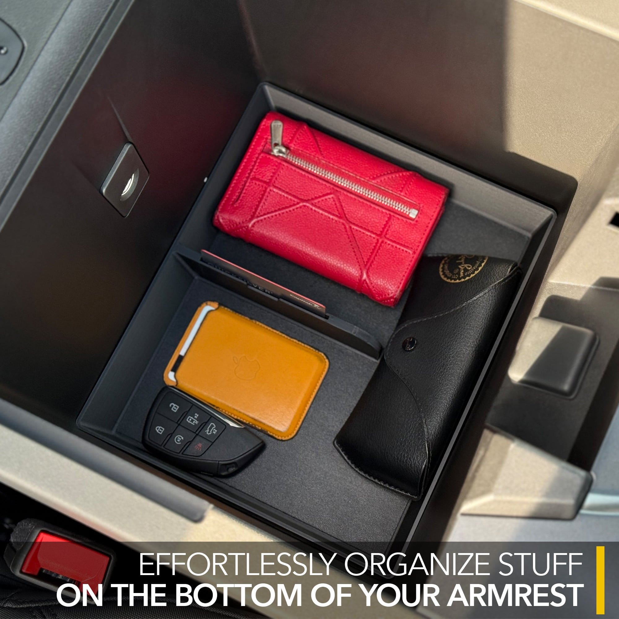 gmc hummer lower armrest organizer leather liners